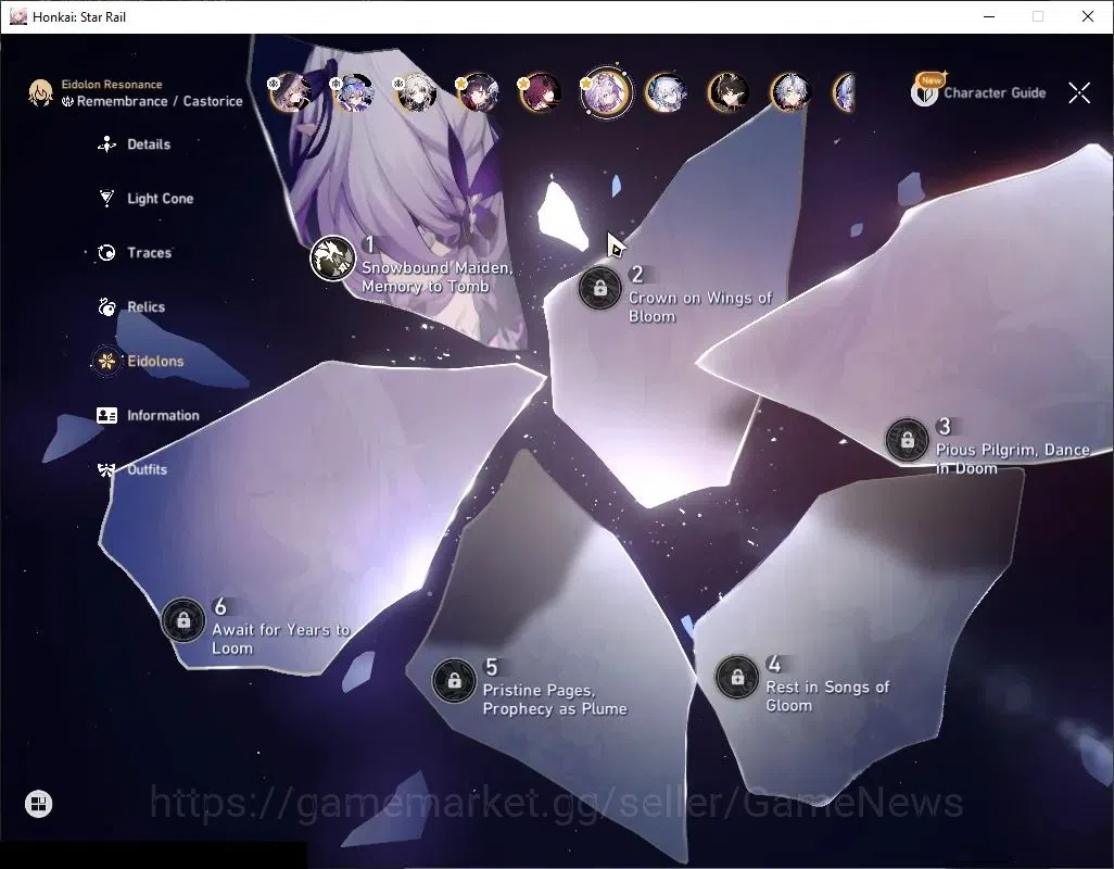 Honkai Star Rail Accounts Asia|Free Gi & ZZZ|TL 70|31 Limited|(Acheron,B Swa image 10