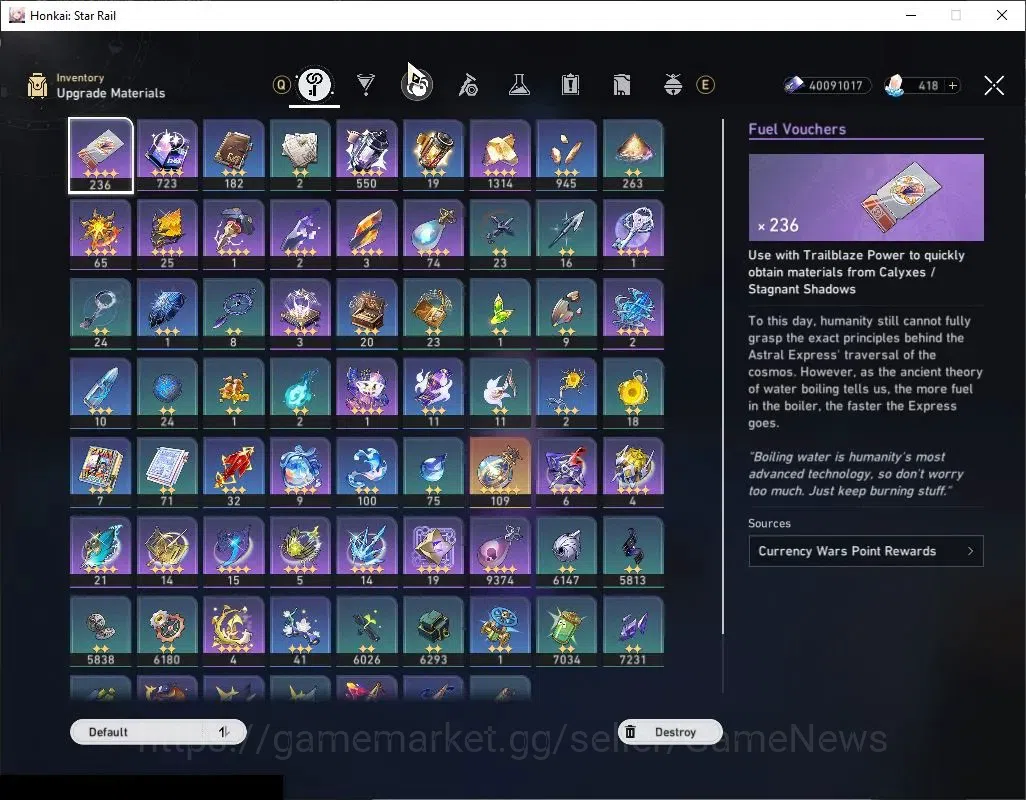 Honkai Star Rail Accounts Asia|Free Gi & ZZZ|TL 70|31 Limited|(Acheron,B Swa image 16