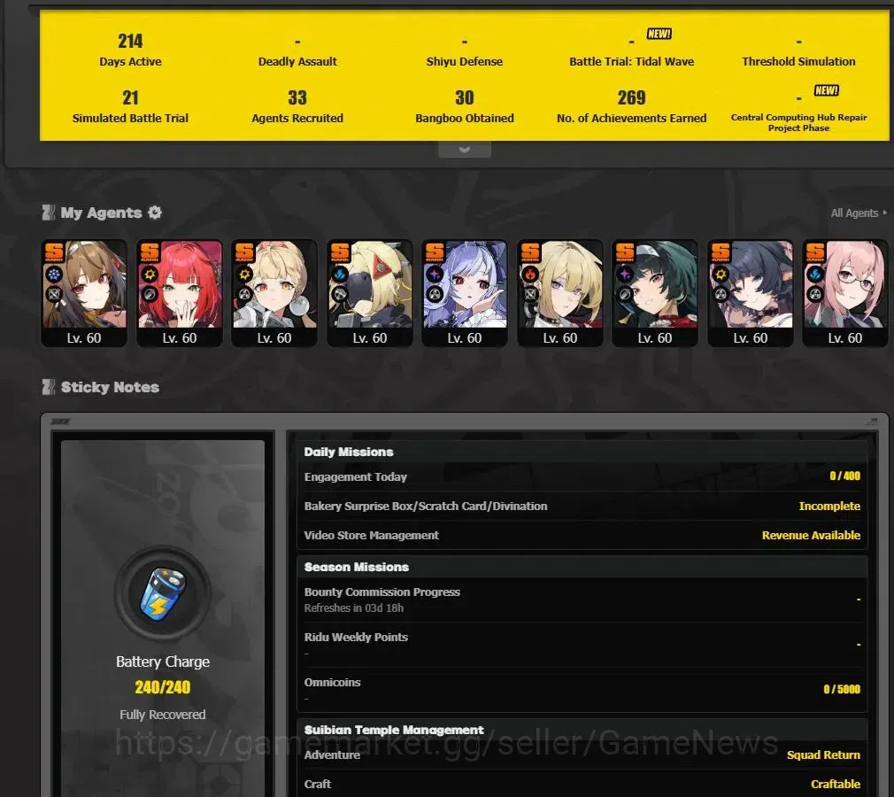 Honkai Star Rail Accounts Asia|Free Gi & ZZZ|TL 70|31 Limited|(Acheron,B Swa image 3
