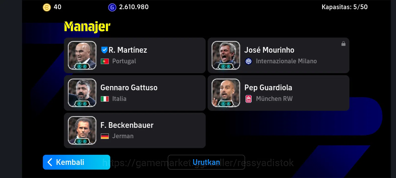 eFootball Accounts Legends & Iconic Players EFOOTBALL 2026 | GERARD MULLER, BEBETO, RONALDO PACK, MAKOTO HASEBE, M SILVERTE 4