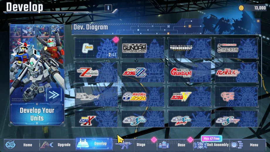 SD Gundam G Generation ETERNAL Accounts Global Rank 1 | FreshStory | 100+K Diamond, Select image 5