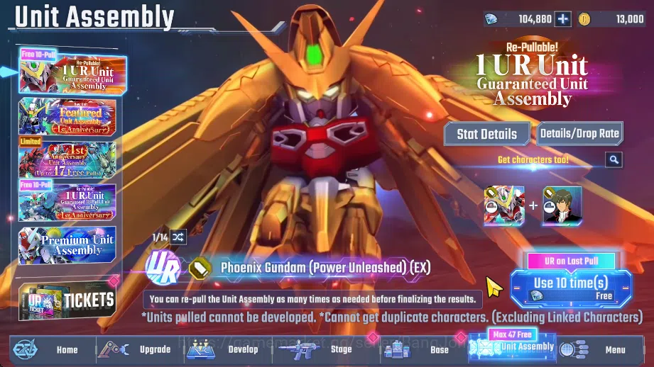 SD Gundam G Generation ETERNAL Accounts Global Rank 1 | FreshStory | 100+K Diamond, Select image 6