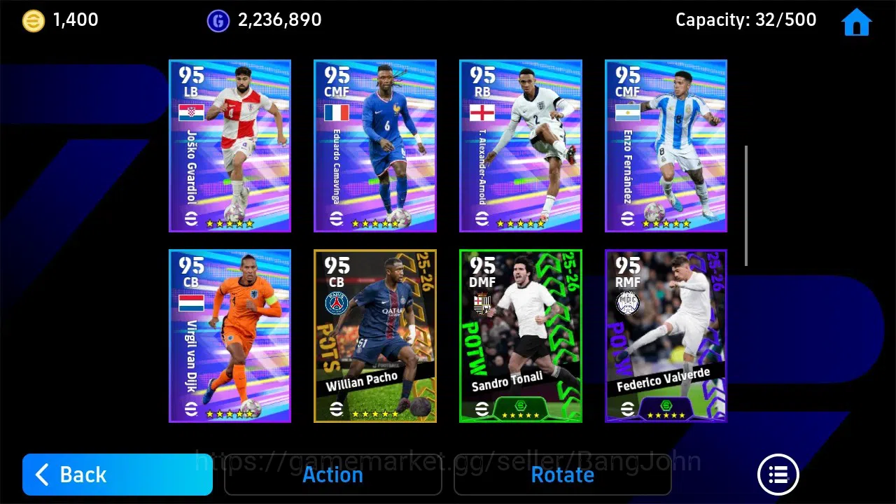 eFootball Accounts Mobile|PW 3111|Epic Makélélé, Shevchenko, Hazzard| image 1