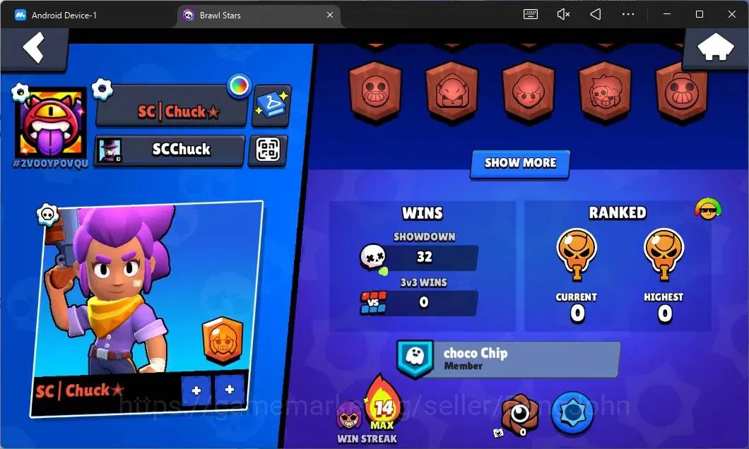 Brawl Stars Accounts Global | 601 Thropy|14 Brawler|3 Max Hypercharge(S image 3