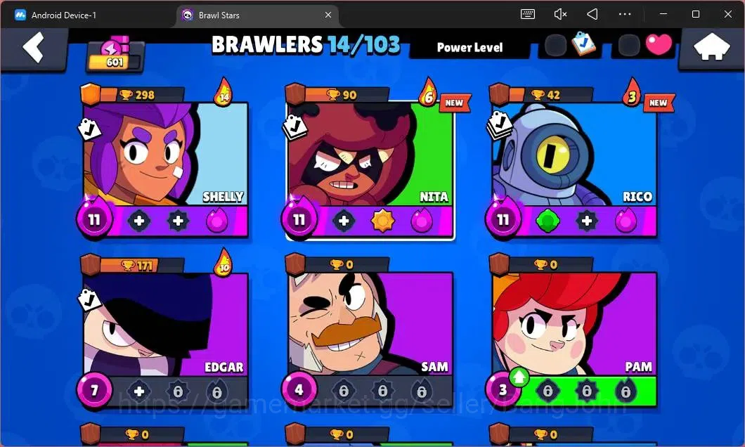 Brawl Stars Accounts Global | 601 Thropy|14 Brawler|3 Max Hypercharge(S image 5