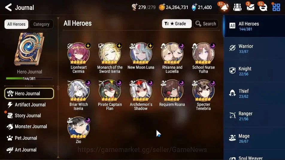 Epic Seven Accounts GLOBAL Unverif|11 ML(SchoolNurse Yulha,Rhiana&L,Mo image 6