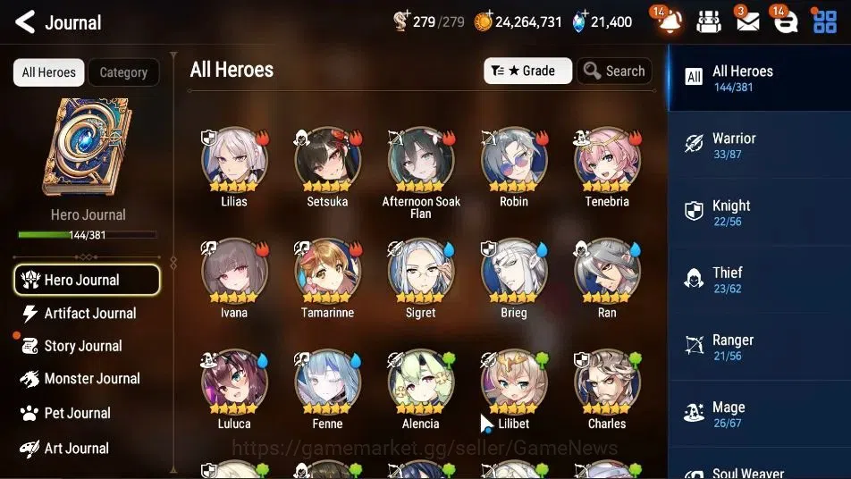 Epic Seven Accounts GLOBAL Unverif|11 ML(SchoolNurse Yulha,Rhiana&L,Mo image 7