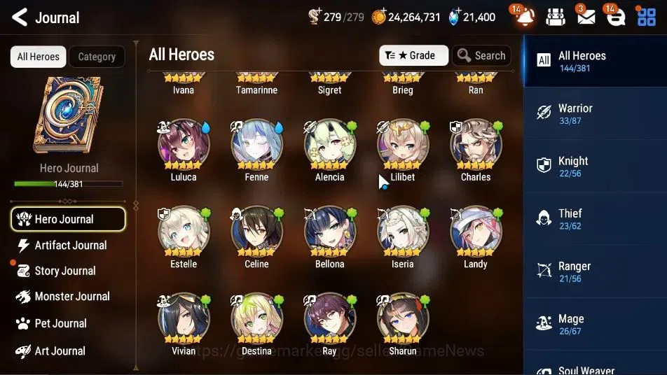 Epic Seven Accounts GLOBAL Unverif|11 ML(SchoolNurse Yulha,Rhiana&L,Mo image 8