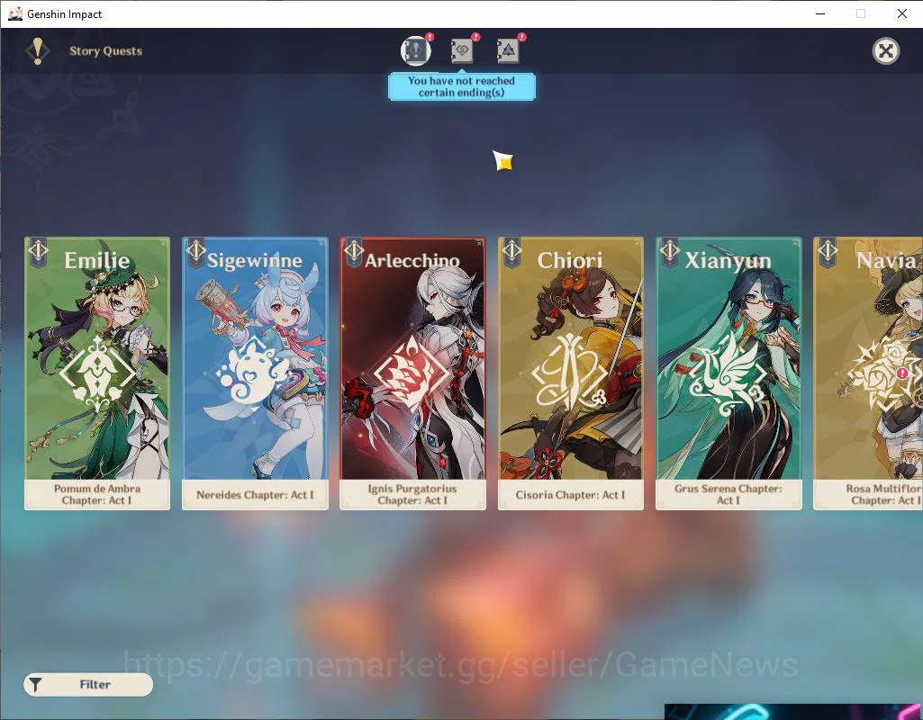 Genshin Impact Accounts End Game ASIA|AR 55| 3 Limited 12
