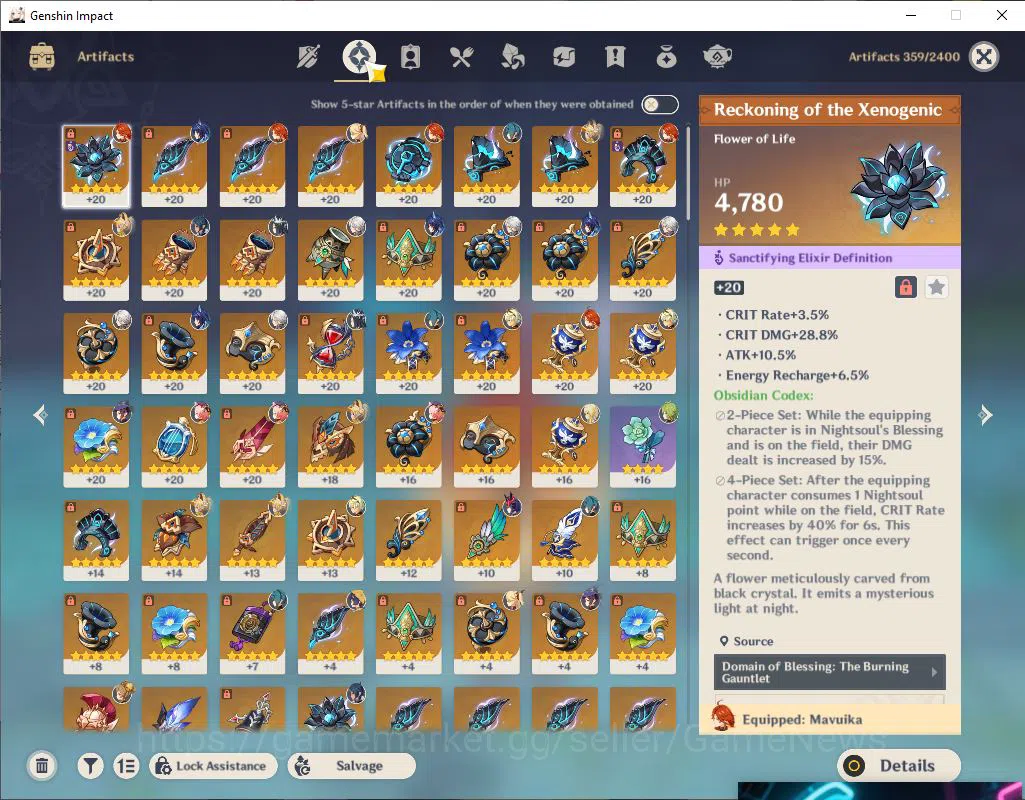 Genshin Impact Accounts End Game ASIA|AR 55| 3 Limited 6