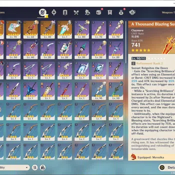 Genshin Impact End Game ASIA|AR 55| 3 Limited +5(*5Weapon)|Mavuika+sign,Ar image 1