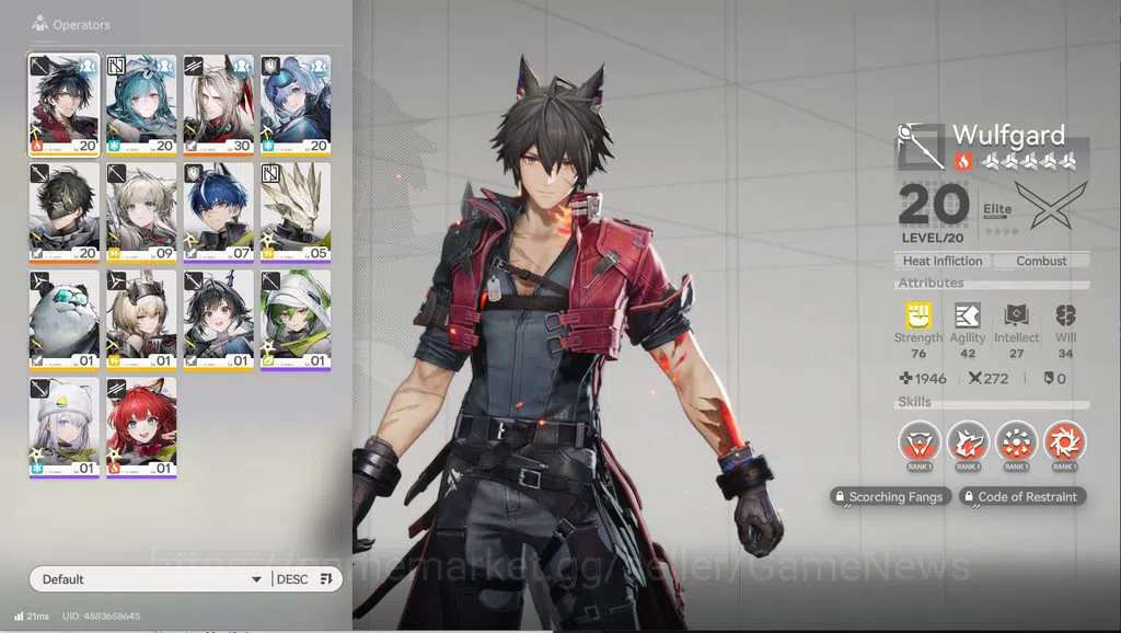 Arknights: Endfield Accounts Server Asia|LV9|1SSR+7SR|Pogranichnik,Wulfgard,Xai image 1