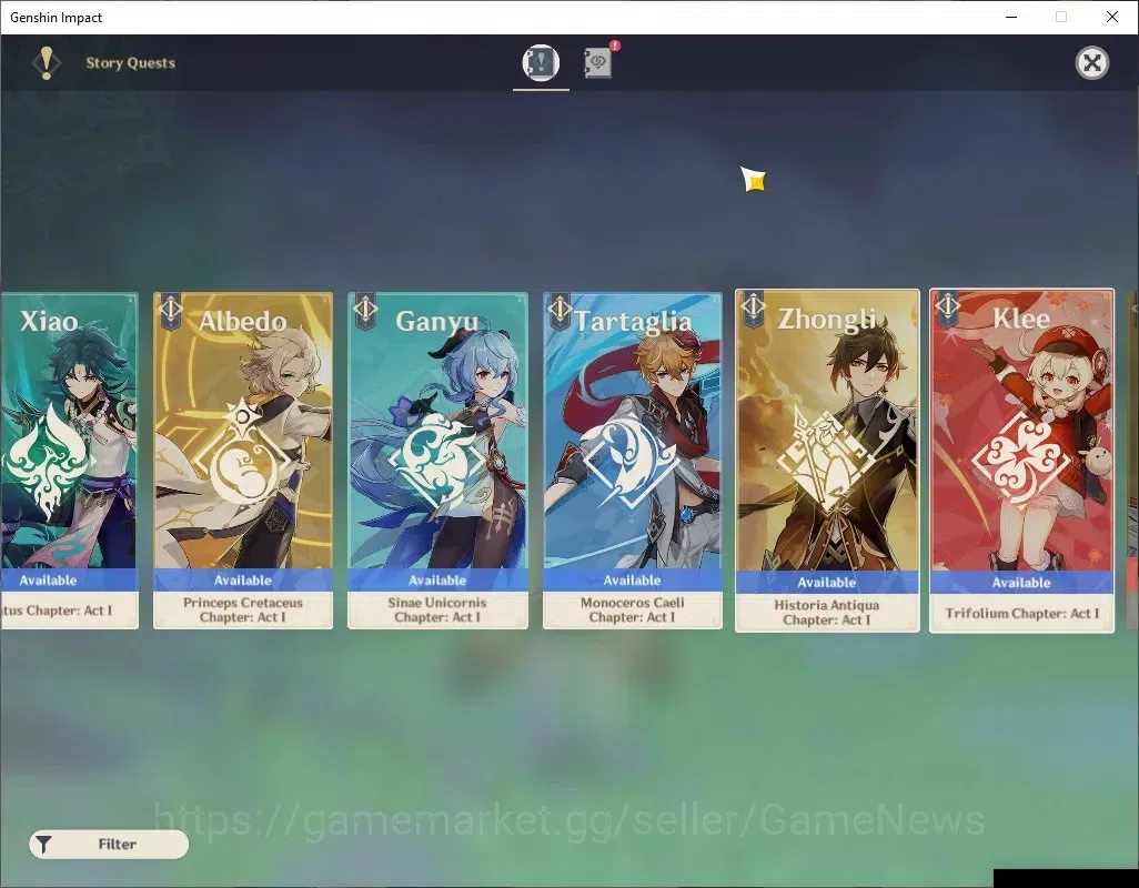 Genshin Impact Accounts ASIA|AR 50|BD Unset|Rate ON|3 Limited+1(*5Weapon)| image 15