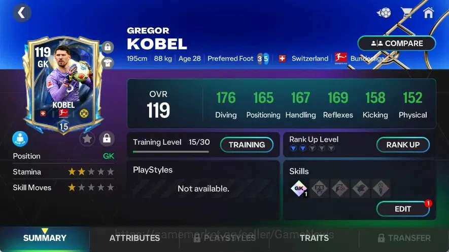 EA SPORTS FC Mobile Accounts OVR 116/21.5B Value with 3k Gems|Del Piero Record  image 7