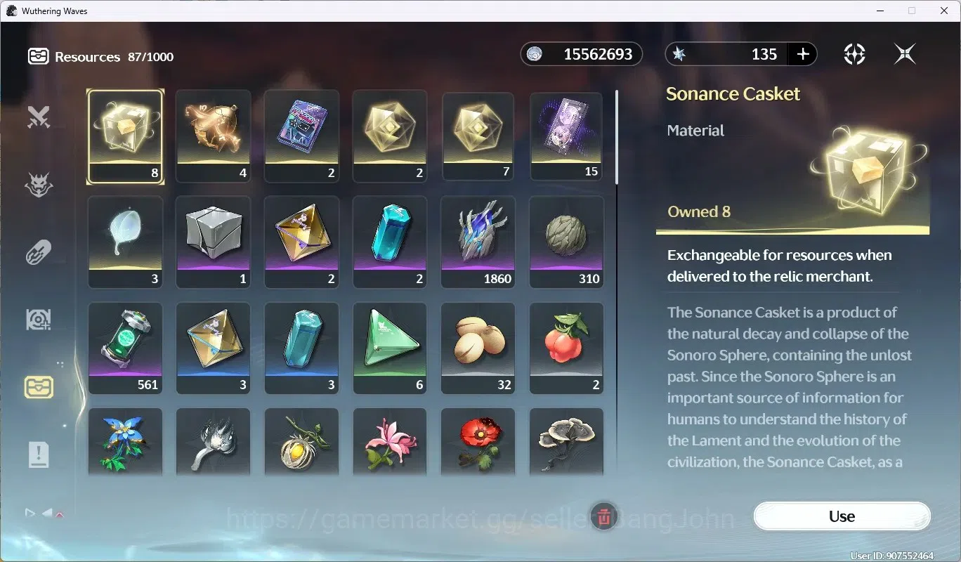 Wuthering Waves Accounts SEA|UL 51|Rank6|7 Char Limited [Denia,Hiyuki,]+Sig image 10