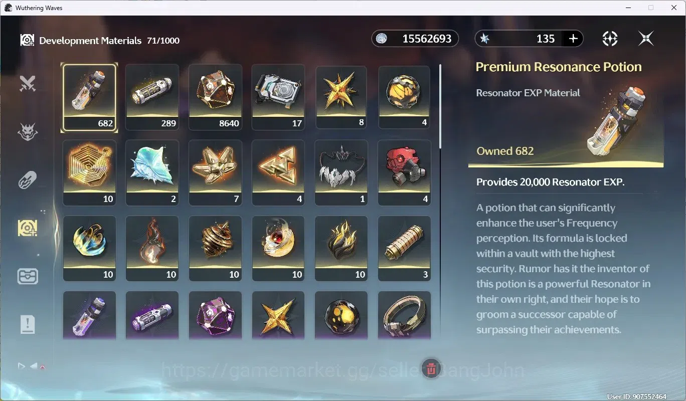 Wuthering Waves Accounts SEA|UL 51|Rank6|7 Char Limited [Denia,Hiyuki,]+Sig image 9