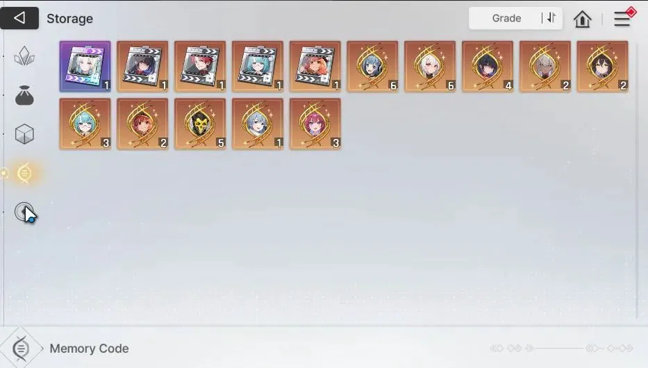 Chaos Zero Nightmare Accounts GLOBAL|Lv 54|7 SSR[(Heidemarie+Sign,Diana,Nine,Har image 12