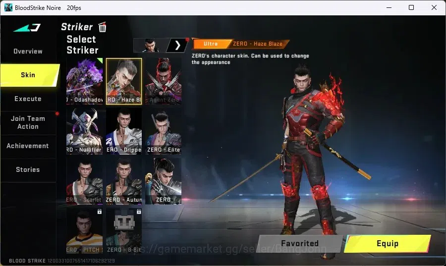 Blood Strike Accounts ASIA | 1 ETERNAL: ZERO-Odashadow | 2 EVA GUNS | 2  image 14