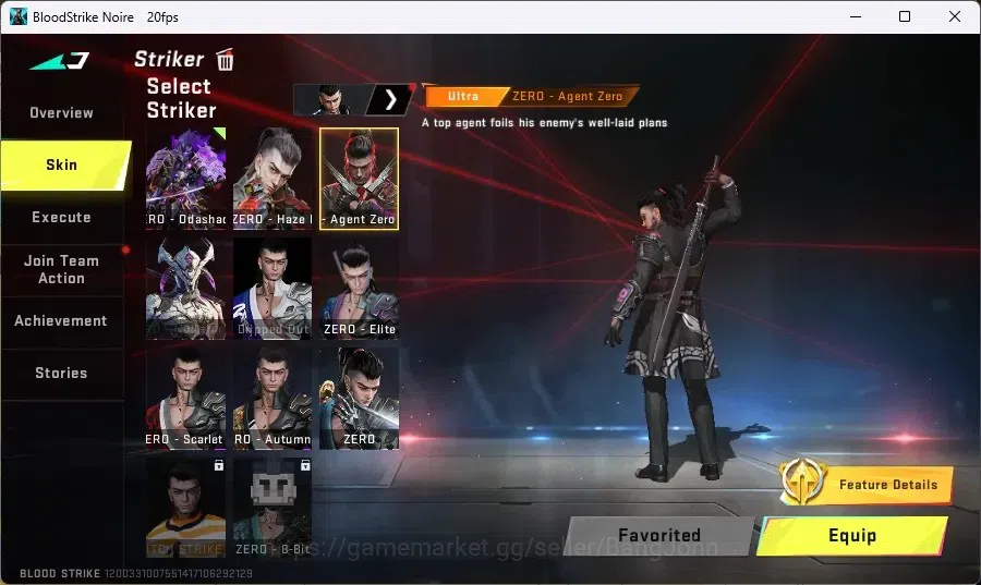 Blood Strike Accounts ASIA | 1 ETERNAL: ZERO-Odashadow | 2 EVA GUNS | 2  image 15