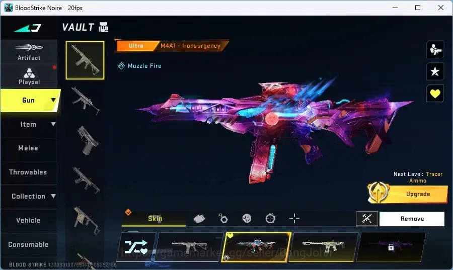 Blood Strike Accounts ASIA | 1 ETERNAL: ZERO-Odashadow | 2 EVA GUNS | 2  image 2
