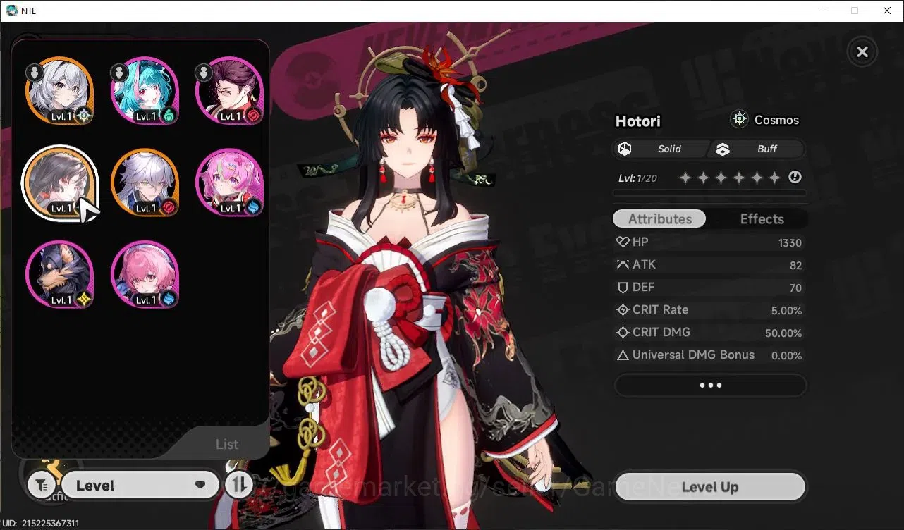 Neverness to Everness Accounts Global EU |HL 3| 2 SSR Hotori, Baicang + Selector image 1