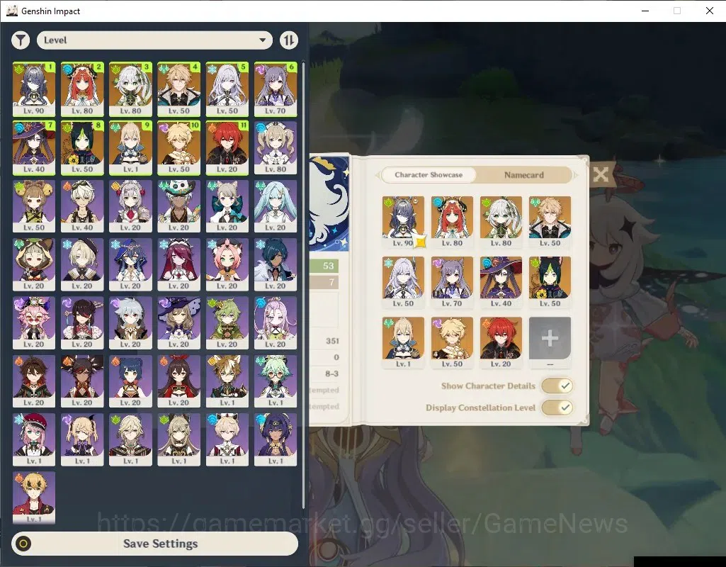 Genshin Impact Accounts ASIA|AR 53|5 Limited+3(*5Weapon)|Nilou+Sign,Varka, image 1