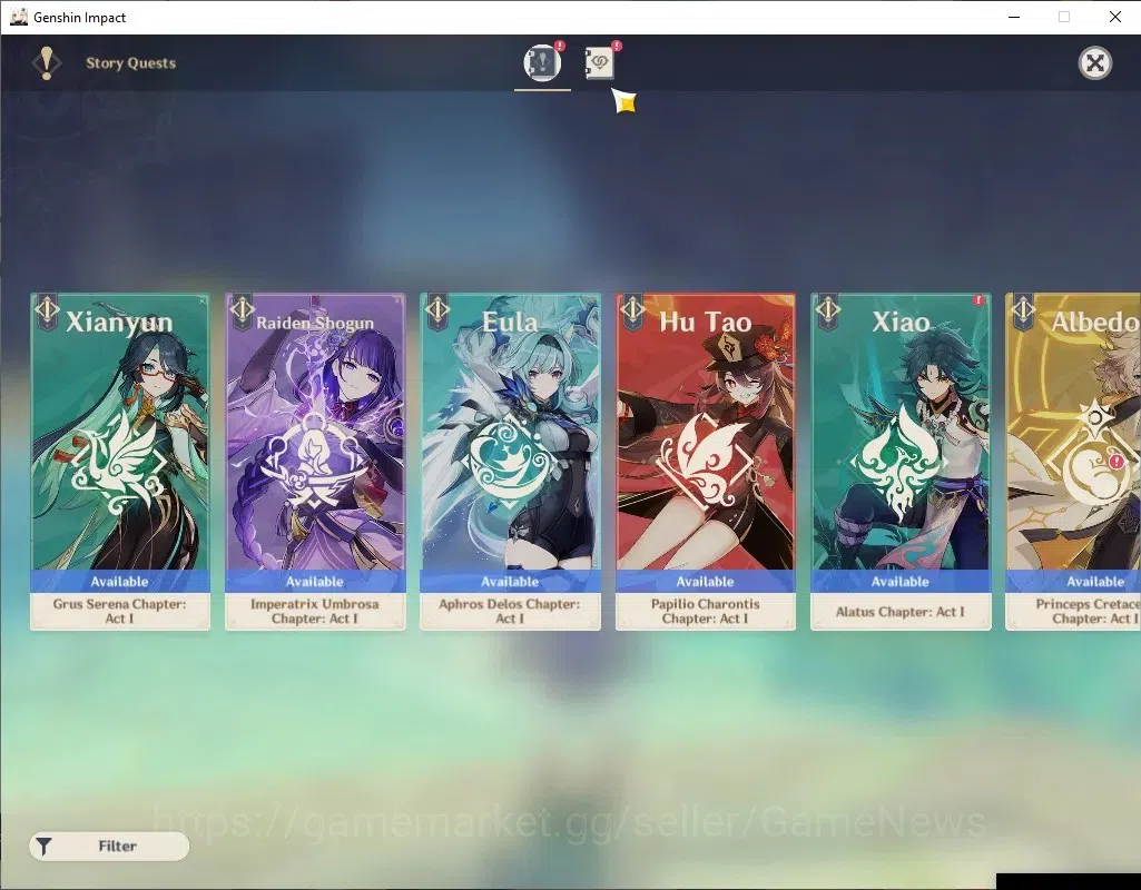 Genshin Impact Accounts ASIA|AR 53|5 Limited+3(*5Weapon)|Nilou+Sign,Varka, image 11