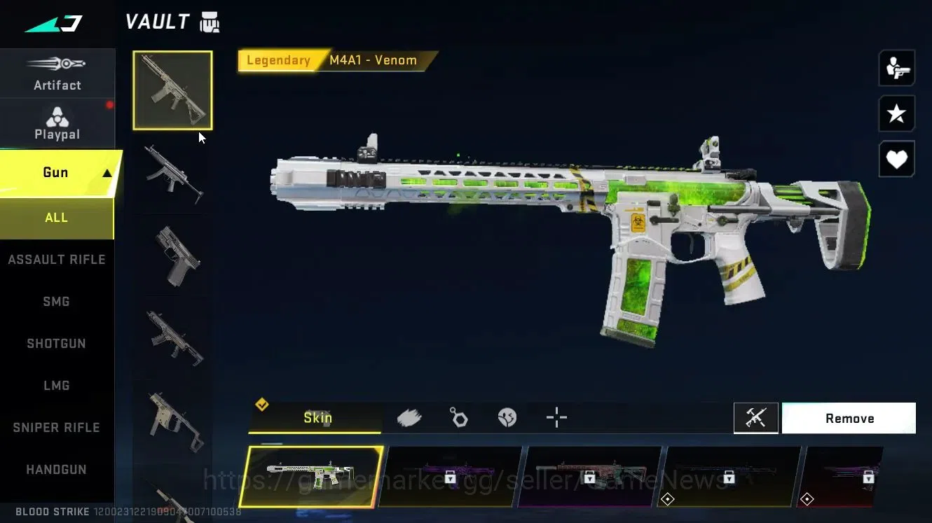 Blood Strike Accounts Rare Skin ASIA|ULTRA Melee Talon Knife-Sanctum||Legendary M4A1-Venom|TokRev Loot Crate|Change 4