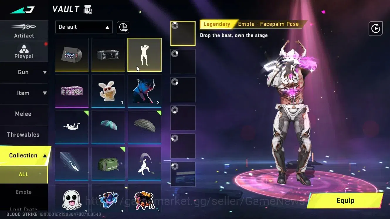 Blood Strike Accounts Rare Skin ASIA|ULTRA Melee Talon Knife-Sanctum||Legendary M4A1-Venom|TokRev Loot Crate|Change 9