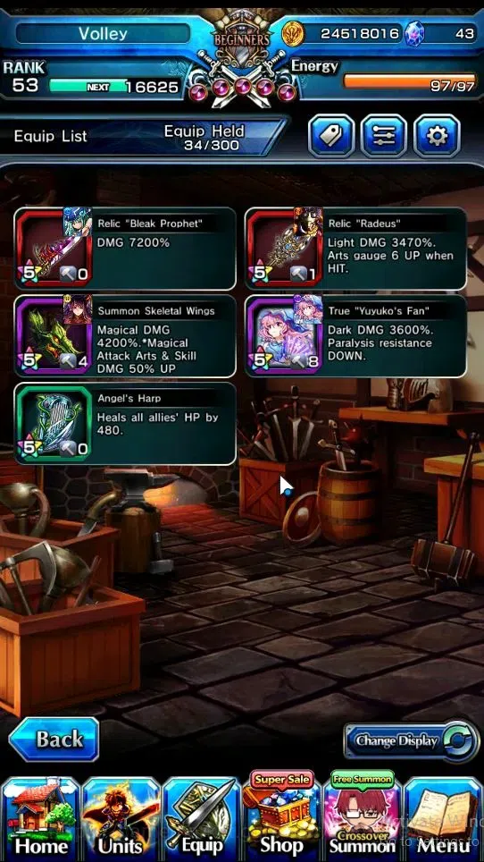 Grand Summoners Accounts Global|Rank 53|Fresh Story|3 Ascend[2 Yuyuko Saigy image 4