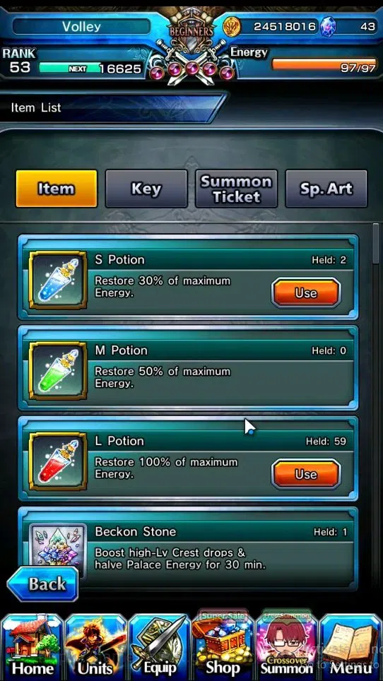 Grand Summoners Accounts Global|Rank 53|Fresh Story|3 Ascend[2 Yuyuko Saigy image 5