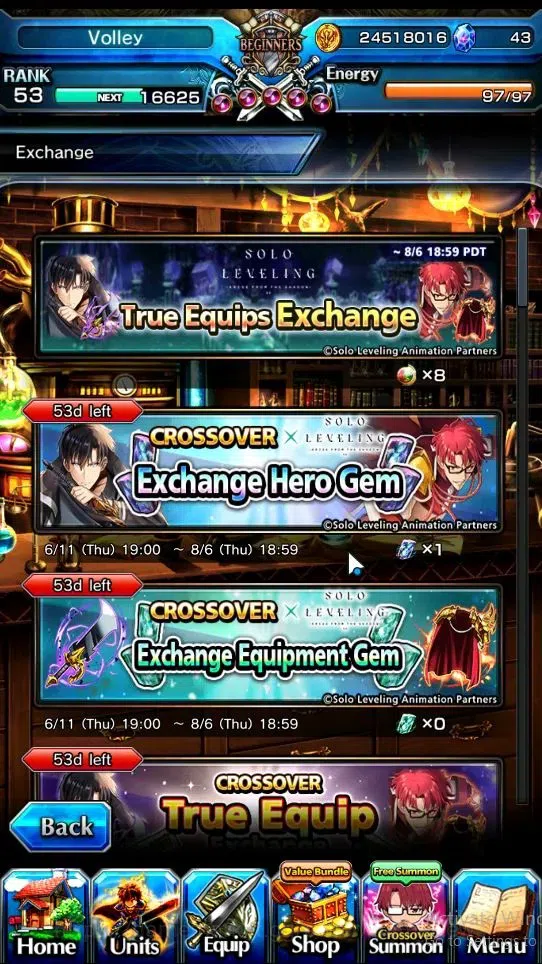 Grand Summoners Accounts Global|Rank 53|Fresh Story|3 Ascend[2 Yuyuko Saigy image 7