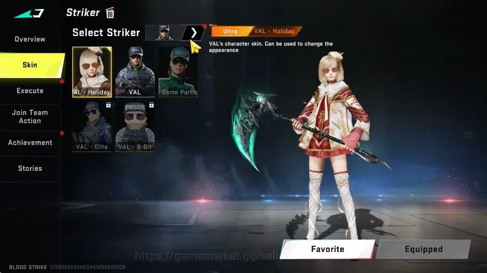 Blood Strike Accounts ASIA|ETERNAL [ZERO]|MELEE ULTRA[SCYTHE,AXE]||18 UL image 12