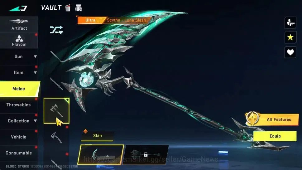 Blood Strike Accounts ASIA|ETERNAL [ZERO]|MELEE ULTRA[SCYTHE,AXE]||18 UL image 14