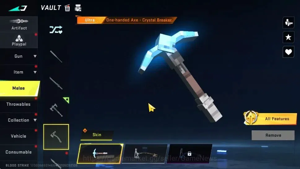 Blood Strike Accounts ASIA|ETERNAL [ZERO]|MELEE ULTRA[SCYTHE,AXE]||18 UL image 15