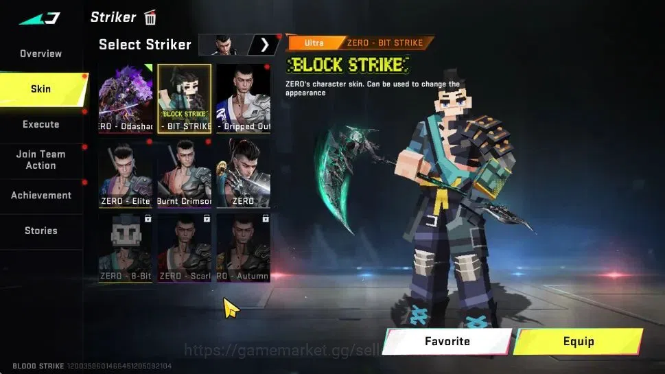 Blood Strike Accounts ASIA|ETERNAL [ZERO]|MELEE ULTRA[SCYTHE,AXE]||18 UL image 6