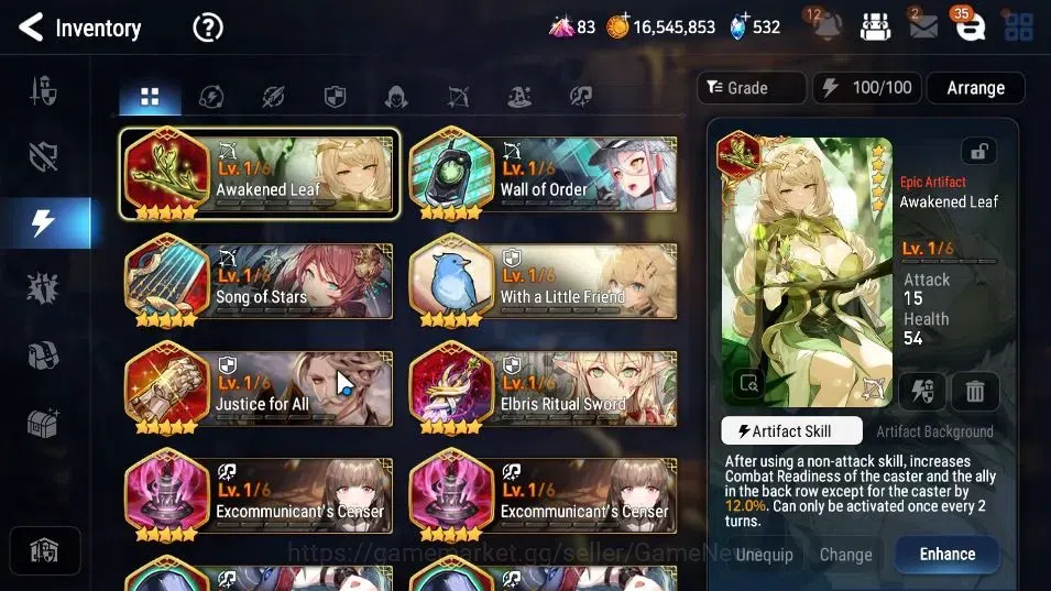 Epic Seven Accounts GLOBAL Unverif|New Era|4 ML (Har Seti,LH Cermia,NC image 16