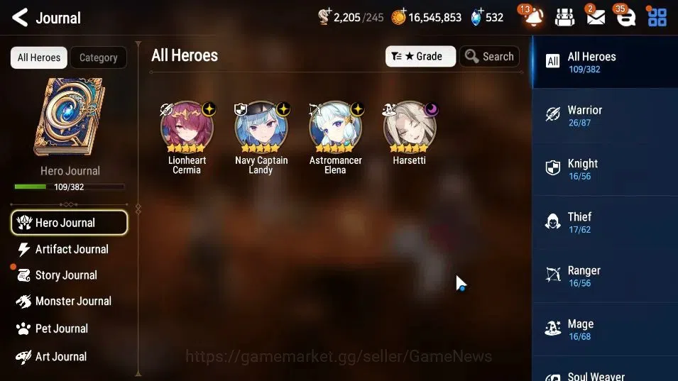 Epic Seven Accounts GLOBAL Unverif|New Era|4 ML (Har Seti,LH Cermia,NC image 6