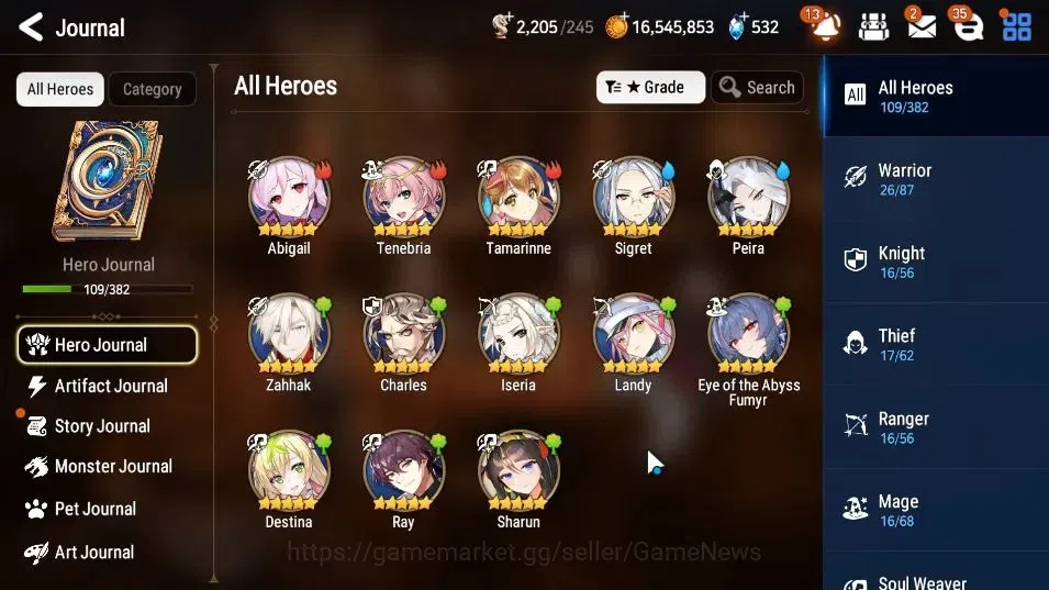 Epic Seven Accounts GLOBAL Unverif|New Era|4 ML (Har Seti,LH Cermia,NC image 7