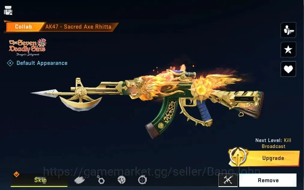 Blood Strike Accounts ASIA | 1 7DS: AK47 Sacred Axe Rhitta | 1 EVA: MCX  image 2