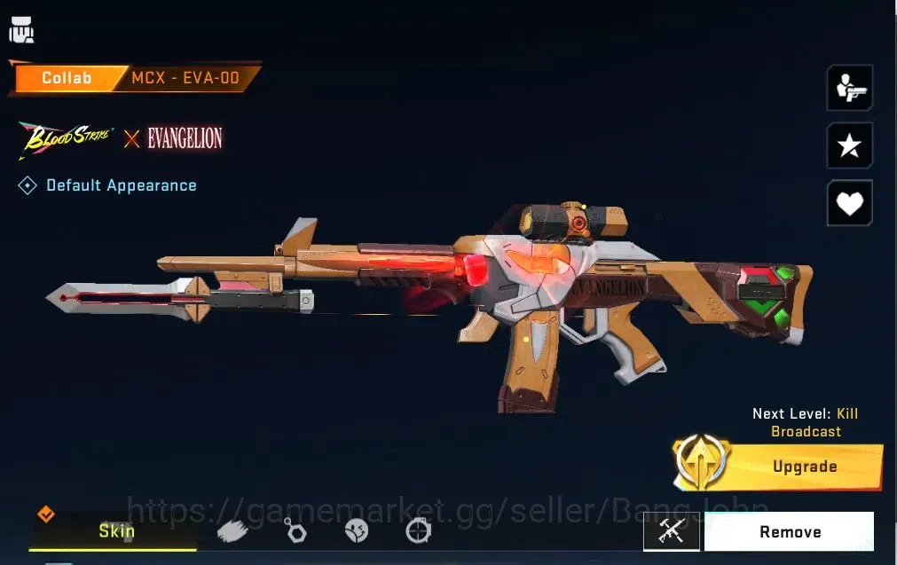 Blood Strike Accounts ASIA | 1 7DS: AK47 Sacred Axe Rhitta | 1 EVA: MCX  image 3