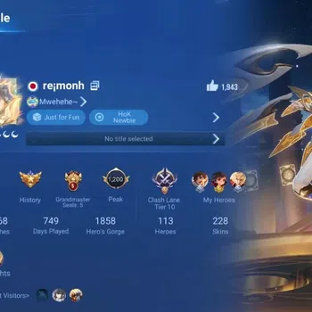 Honor of Kings Accounts Rare Skin Global|113H 228S|LNY25:Lam|SXD:Yang Jian&Hou Yi|Magic:Cirrus|Limited:Liu Bei|4 Legend