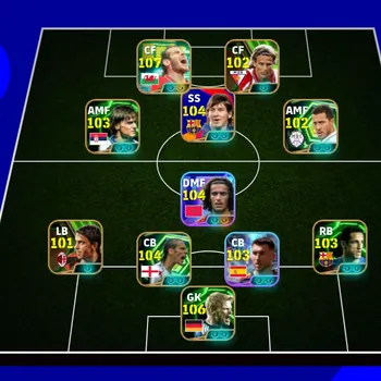 eFootball Accounts Legends & Iconic Players 5 MANAGER BOOSTER | COLECTIVE 3204+,LIONEL MESSI OLD x NEW GARETH BALE x F