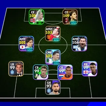 eFootball Accounts Legends & Iconic Players Android|PW 3118|Zlatan Ibrahimovic Big T,Lionel Messi Show T,Ibrahim Maza Show