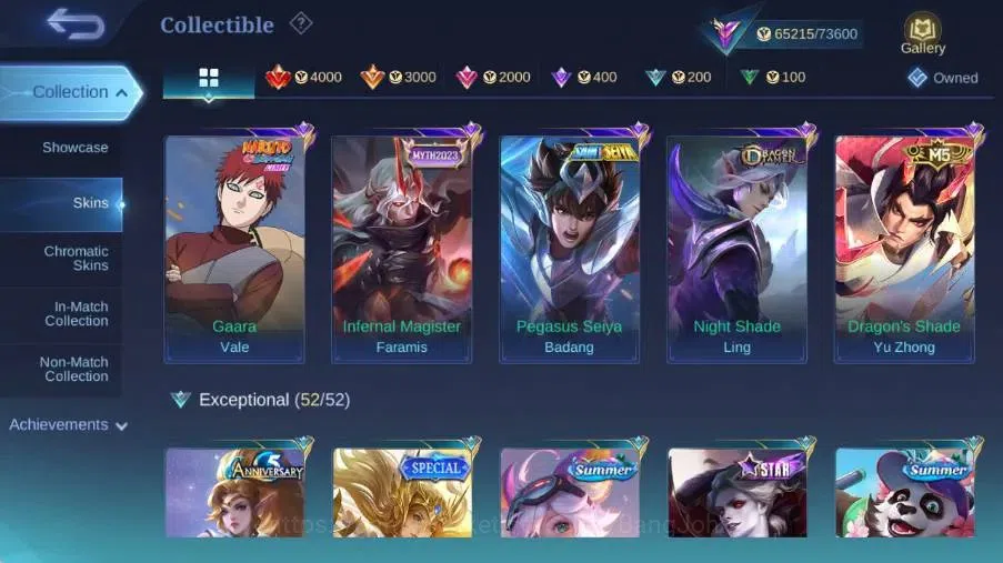 Mobile Legends: Bang Bang Accounts Global|Skin 262|Renowned|Mistbender Aldous,KFP Tha image 10