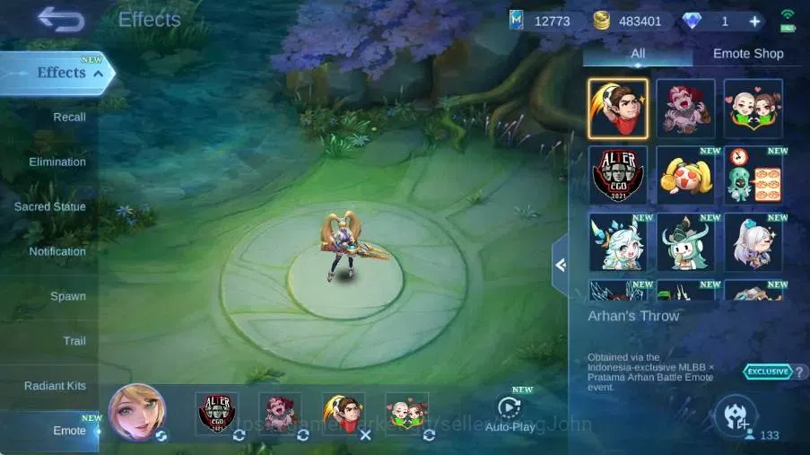 Mobile Legends: Bang Bang Accounts Global|Skin 262|Renowned|Mistbender Aldous,KFP Tha image 13