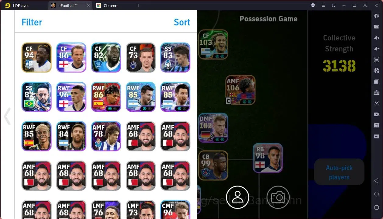 eFootball Accounts Mobile |PW 3138|Bigtime Yamal|Epic Drogba,Forlan,G image 2