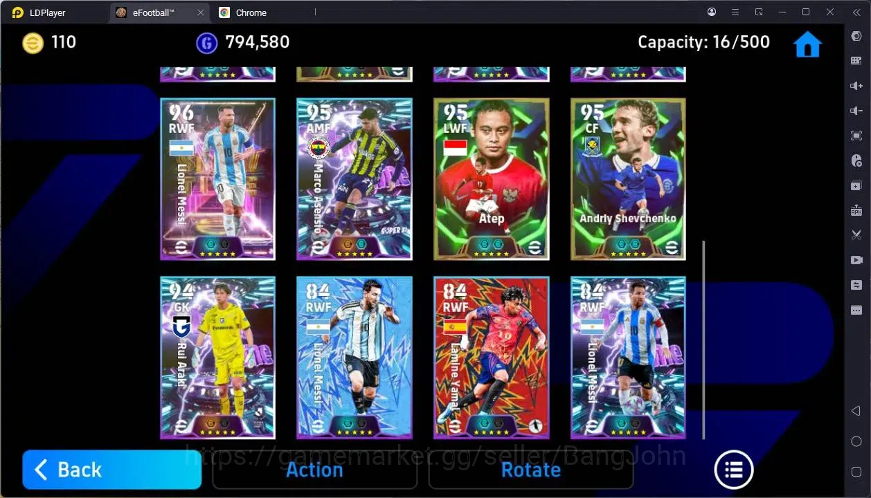eFootball Accounts Mobile |PW 3138|Bigtime Yamal|Epic Drogba,Forlan,G image 5