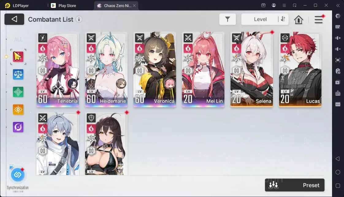 Chaos Zero Nightmare Accounts Global | Lv.51| 7 SSR Khalipe,Tiphera,Veronica,Nin image 11