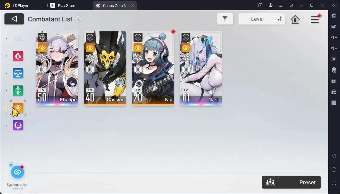 Chaos Zero Nightmare Accounts Global | Lv.51| 7 SSR Khalipe,Tiphera,Veronica,Nin image 14